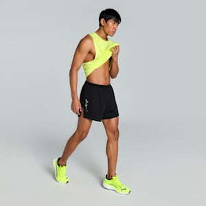 Men's Knit 3" Split Running Shorts, PUMA Black, extralarge-IND